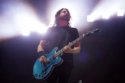 25/02/2018. Show de Foo Fighters e Queens of the Stone Age no Rio de Janeiro, com abertura da banda Ego Kill Talent. Na foto: Foo Fighters. 