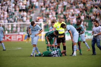  CAXIAS DO SUL, RS, BRASIL 04/03/2018Juventude x Grêmio, jogo válido pela 10ª rodada do Gauchão 2018 disputado no estádio Alfredo Jaconi, em Caxias do Sul, as 17 horas. (Marcelo casagrande/Agência RBS)