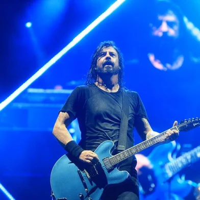  PORTO ALEGRE, RS, BRASIL, 04.03.2018. Foo Fighters e Queens of the Stone Age fazem defesa ao rock no Beira-Rio. As duas bandas se apresentaram na Capital. Na foto: Show da banda Foo Fighters. (Foto: ANDRÉ ÁVILA/Agência RBS)