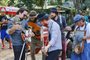 PORTO ALEGRE, RS, BRASIL 09/07/2017 - Músicos que tocam no Brique da Redenção - Cartas na Rua. (FOTO: ROBINSON ESTRÁSULAS/AGÊNCIA RBS)