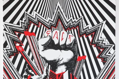 Museu do Trabalho abre a temporada 2018 com a exposição BUSCA: Visões de Emerson Pingarilho.Obra: Faca (2011) tinta serigráfica sobre tela 114cm x 81cm