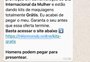 Novo golpe do WhatsApp promete kit gratuito no Dia Internacional da Mulher