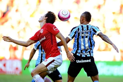  PORTO ALEGRE, RS, BRASIL, 11/03/2018- Grenal 413 que ocorre neste Domingo no estádio Beira Rio, válido pelo gauchão. (FOTOGRAFO: FERNANDO GOMES / AGENCIA RBS)
