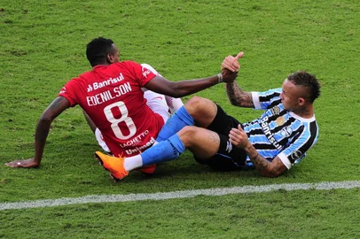  PORTO ALEGRE, RS, BRASIL - 11/03/2018 - Inter recebe o Grêmio no estádio Beira-Rio pelo Gauchão de 2018. (André Ávila/Agência RBS)