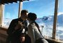 Cristiano Ronaldo curte folga na neve com a noiva Georgina Rodríguez
