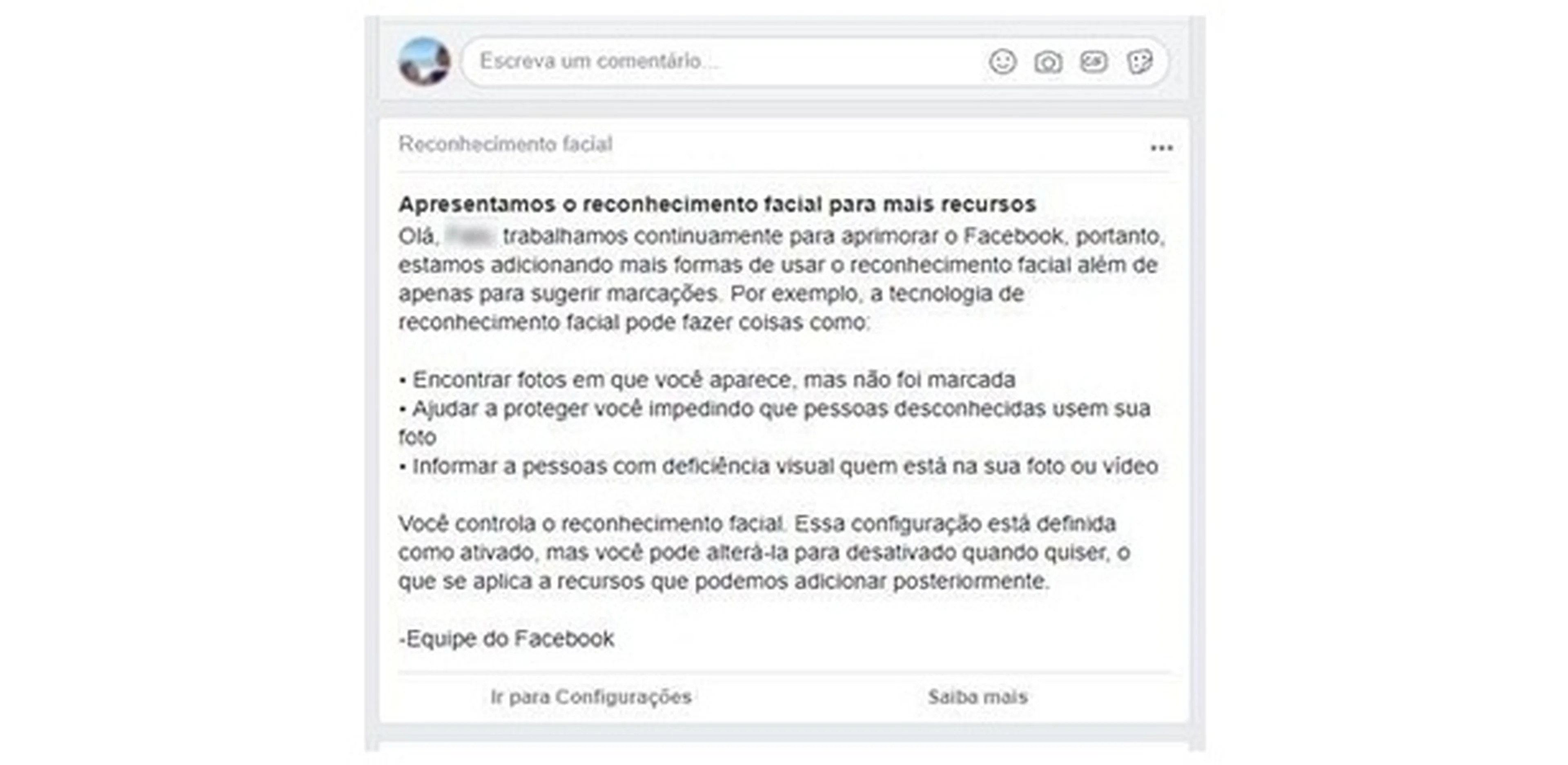 Reprodução/Facebook