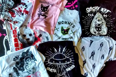 Trabalhos da Slashy Kat - Camiseteria e estúdio criativo