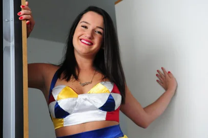  Caxias  do Sul, RS, Brasil  (13/03/2018). Caroline Bandeira declarada fã de Katy Perry.A jovem caxiense já curtiu o show de Katy Perry. (Roni Rigon/Pioneiro).