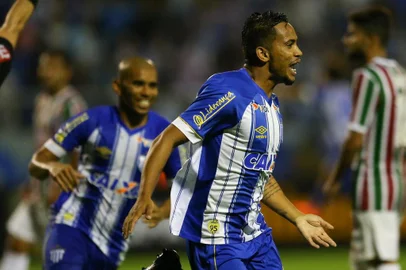  FLORIANÓPOLIS, SC, BRASIL 15/03/2018.  Copa do Brasil, Avaí X Fluminense se enfrentam pela Copa do Brasil.