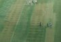 Danificado por show, gramado da Arena recebe pintura antes do Gre-Nal
