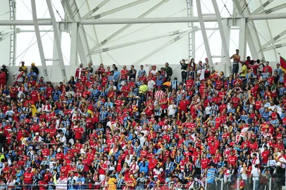  PORTO ALEGRE, RS, BRASIL - 03-05-2015 - Inter x Grêmio jogam no estádio Beira Rio o clássico Gre-Nal de número 406 vale o título do Gauchão.(FOTO: MARCELO OLIVEIRA/AGÊNCIA RBS)