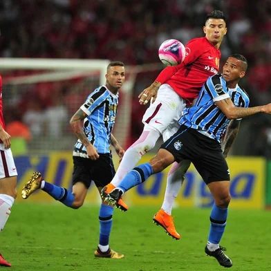  PORTO ALEGRE, RS, BRASIL - 21/03/2018 - Inter recebe o Grêmio pelo jogo de volta das quartas de final do Gauchão 2018. O jogo é o Gre-Nal de número 415. (Lauro Alves/Agência RBS)