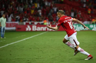  PORTO ALEGRE, RS, BRASIL - 21/03/2018 - Inter recebe o Grêmio pelo jogo de volta das quartas de final do Gauchão 2018. O jogo é o Gre-Nal de número 415. (Jefferson Botega/Agência RBS)Indexador: Jefferson Botega