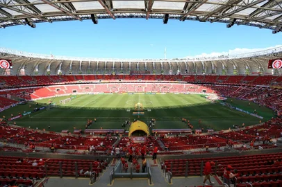  PORTO ALEGRE, RS, BRASIL - 11/03/2018 - Inter recebe o Grêmio no estádio Beira-Rio pelo Gauchão de 2018. (André Ávila/Agência RBS)