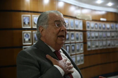  PORTO ALEGRE, RS, BRASIL, 26-03-2018. Julgamento dos recursos do Lula. Foto: O mais velho, José Roberto Batochio. Advogado de defesa de Lula.(JEFFERSON BOTEGA/AGÊNCIA RBS)