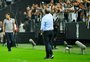 Fábio Carille e Diego Aguirre fazem as pazes na Arena Corinthians