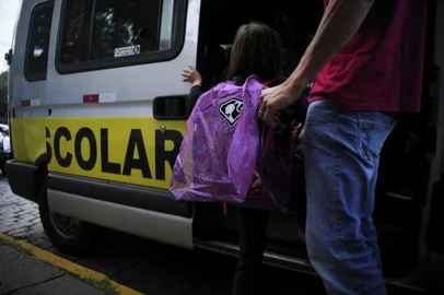  CAXIAS DO SUL, RS, BRASIL, 28/03/2018 - Pauta da geral sobre transporte escolar. (Marcelo Casagrande/Agência RBS)