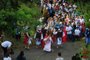  Caxias do Sul, RS, BRasil (30/03/2018). Via Sacra de Jasus Cristo encenada no Parque da Festa da Uva, com a presença do bispo Alessandro Ruffinoni. (Roni Rigon/Pioneiro).