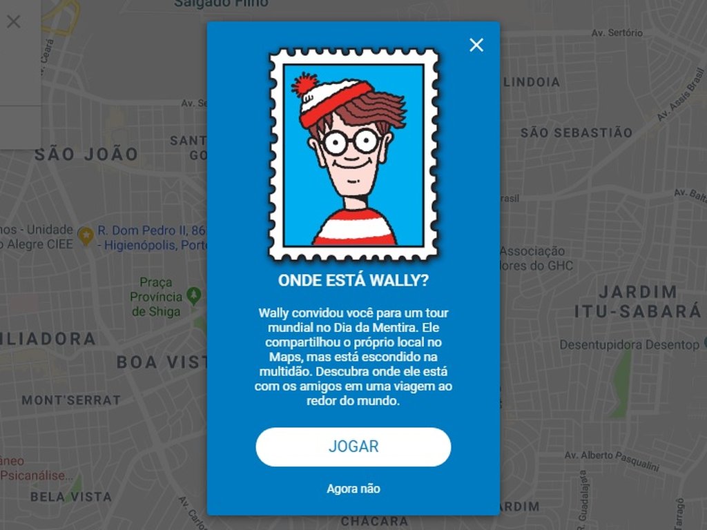 Onde está Wally? Novo jogo do Google Maps permite buscar