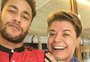 Neymar veste camisa do Flamengo e é "anunciado" em brincadeira nas redes sociais
