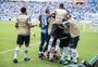 Depois de golear, jogadores do Grêmio pregam respeito e "pés no chão"