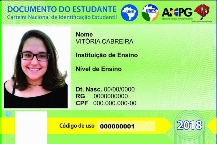 CIE - arteira de Identificação Estudantil Oficial