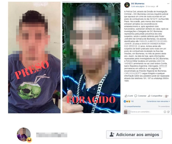 Reprodução / DIC Blumenau