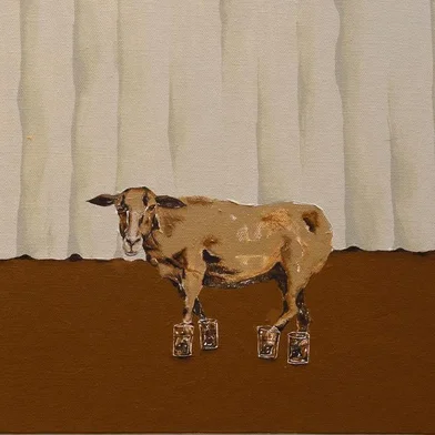 Obra de artista que participa da 11ª Bienal do Mercosul, em 2018. Imagem: pintura de Dalton Paula