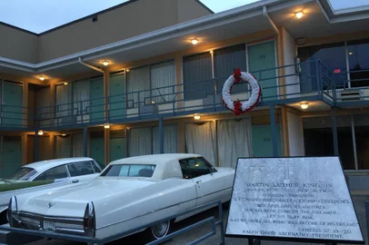 Museu Nacional dos Direitos Civis, no antigo Lorraine Motel, em Memphis (EUA), local onde o ativista Martin Luther King foi assassinado, em 1968.