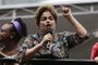  PORTO ALEGRE, RS, BRASIL, 23/01/2018 - Ato com Dilma Rousseff. (FOTOGRAFO: FÉLIX ZUCCO / AGENCIA RBS)