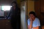 CAXIAS DO SUL, RS, BRASIL 03/04/2018Casa onde a menina Naiara Soares Gomes morava. na foto a tia Maria de Lourdes Gomes (de azul) e Adriele Gomes. (Felipe Nyland/Agência RBS)