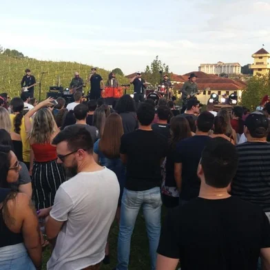 Gravação de DVD da Blackbirds no Wine Garden da Miolo