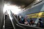  PORTO ALEGRE-RS-BRASIL- 05/04/2018- Condições das estações do Trensurb. Estação Mercado, passageiros reclamam das estruturas oferecidas pela empresa.  FOTO FERNANDO GOMES/ZERO HORA.