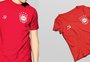 Designer cria camisa da Seleção vermelha e com foice e martelo para torcedores de esquerda