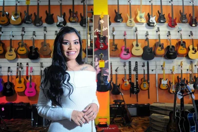  CAXIAS DO SUL, RS, BRASIL 12/04/2018Aline Mezzomo, candidata a rainha da festa da Uva 2019. (Felipe Nyland/Agência RBS)