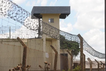  VACARIA, RS, Brasil (28/01/2014) Presídio de Vacaria. Reportagem verifica instalações do Presídio de Vacaria. Guaritas não oferecem boas condições de trabalho para os policiais. (Roni Rigon/Pioneiro)