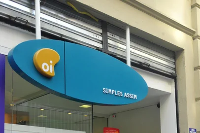 Monimento de vendas nas lojas da OI, na rua Andradas.