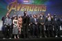 Los Angeles Global Premiere for Marvel Studios Avengers: Infinity WarHOLLYWOOD, CA - APRIL 23: Actor Robert Downey Jr. and cast & crew of Avengers: Infinity War attend the Los Angeles Global Premiere for Marvel Studios? Avengers: Infinity War on April 23, 2018 in Hollywood, California.   Jesse Grant/Getty Images for Disney/AFPEditoria: ACELocal: HollywoodIndexador: Jesse GrantSecao: CinemaFonte: GETTY IMAGES NORTH AMERICAFotógrafo: STR