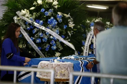  PORTO ALEGRE, RS, BRASIL, 10-05-2018. Velório do ex-presidente do Grêmio, Fábio Koff, na Arena. (FOTO: ANDRÉ ÁVILA/AGÊNCIA RBS)