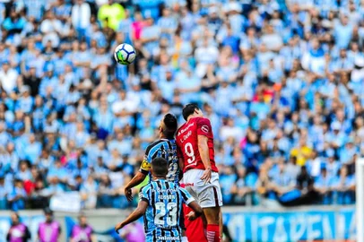  PORTO ALEGRE, RS, BRASIL, 12/05/2018 - Grêmio recebe o Inter na Arena, pela 05ª roda do Brasileirão 2018.(FOTOGRAFO: ANDERSON FETTER / AGENCIA RBS)