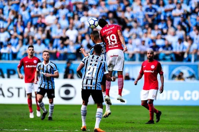  PORTO ALEGRE, RS, BRASIL, 12/05/2018 - Grêmio recebe o Inter na Arena, pela 05ª roda do Brasileirão 2018.(FOTOGRAFO: ANDERSON FETTER / AGENCIA RBS)