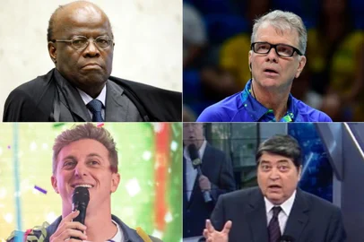 Joaquim Barbosa, Bernardinho, Luciano Huck e Datena