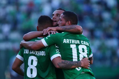  Chapecó, Santa Catarina, Brasil, Arena Condá 13-05-2018. Chapecoense e Flamengo se enfrentam pelo Brasileirão de Futebol 2018.Tito Canteros não comemora gol contra o Flamengooto MÃ¡rcio Cunha.Indexador: MARCIO CUNHAFotógrafo: MARCIO CUNHA