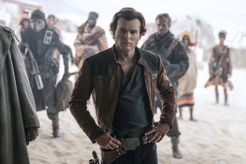 Alden Ehrenreich como Han Solo em Han Solo: Uma História Star Wars