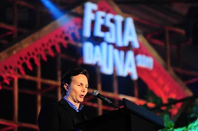  CAXIAS DO SUL, RS, BRASIL, 19/05/2018. Escolha da rainha e princesas da 32ª Festa da Uva 2019 realizada nos pavilhões da Festa da Uva, (Porthus Junior/Agência RBS)