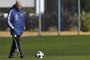  Argentinas coach Jorge Sampaoli conducts a training session in Buenos Aires, on May 16, 2018 ahead of the 2018 FIFA World Cup. / AFP PHOTO / Editoria: SPOLocal: Buenos AiresIndexador: EITAN ABRAMOVICHSecao: soccerFonte: AFPFotógrafo: STF