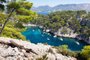 Calanques of Port Pin in Cassis  in France. França