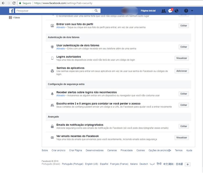 Reprodução / Facebook
