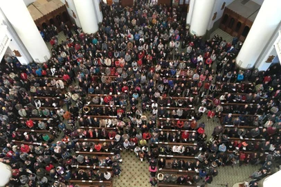 Santuário de Caravaggio hoje pela manhã, em Farroupilha