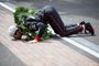 INDIANAPOLIS, IN - MAY 27: Will Power of Australia, driver of the #12 Verizon Team Penske Chevrolet celebrates by kissing the yard of bricks after winning the 102nd Running of the Indianapolis 500 at Indianapolis Motorspeedway on May 27, 2018 in Indianapolis, Indiana.   Chris Graythen/Getty Images/AFP